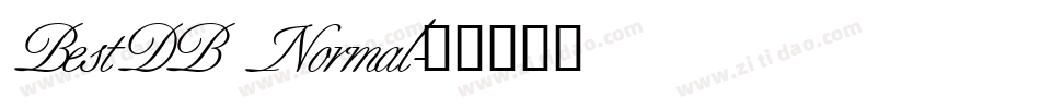 BestDB Normal字体转换